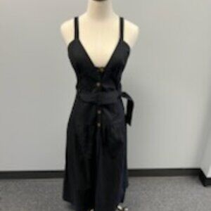 Reiss Vita Button Through Midi Dress